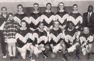 The 1995-96 boys' basketball team